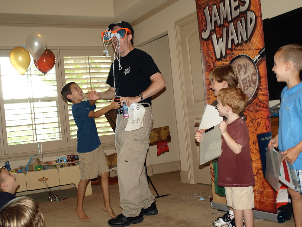 James Wand birthday performance