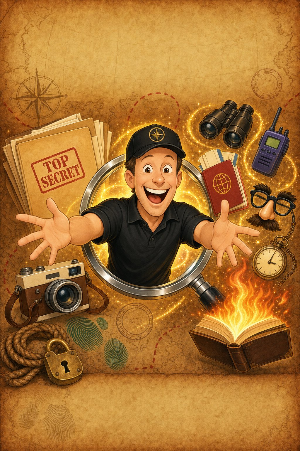 The Spy Magic Show artwork with no text